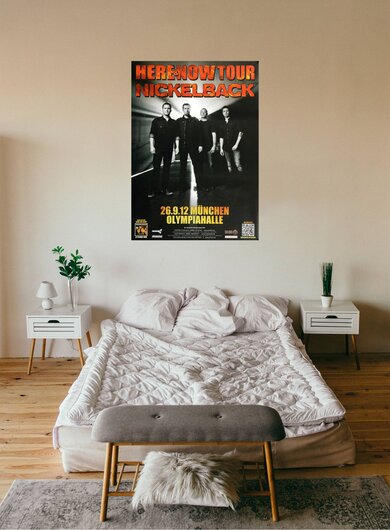 Nickelback - Here And Now , München 2012 - Konzertplakat