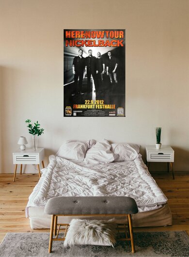 Nickelback - Here And Now , Frankfurt 2012 - Konzertplakat