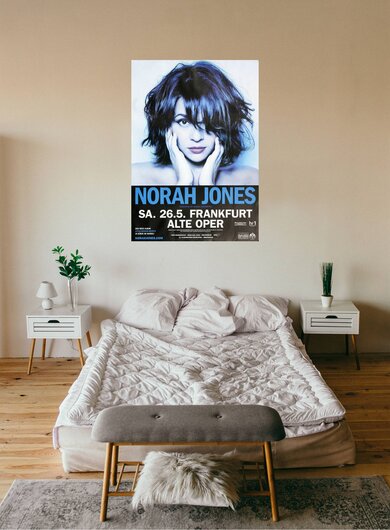 Norah Jones - Brocken Hearts , Frankfurt 2012 - Konzertplakat
