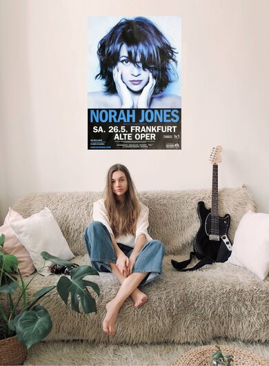 Norah Jones - Brocken Hearts , Frankfurt 2012 - Konzertplakat