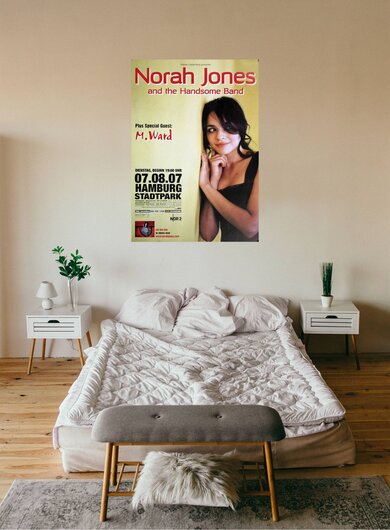 Norah Jones - Live At Last, Hamburg 2007 - Konzertplakat