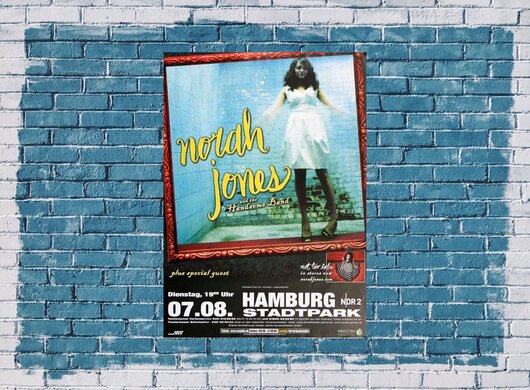 Norah Jones - Little Willies, Hamburg 2007 - Konzertplakat