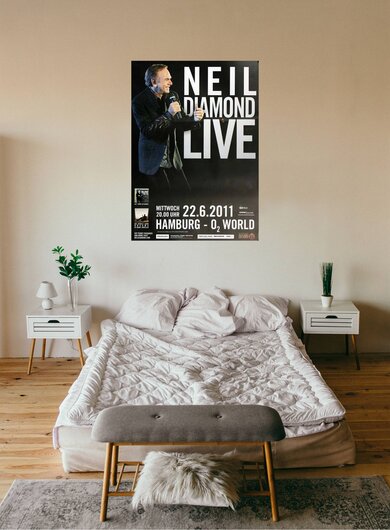 Neil Diamond - Alive and Swinging, Hamburg 2011 - Konzertplakat