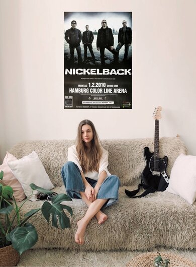 Nickelback - Dark Horse, Hamburg 2010 - Konzertplakat