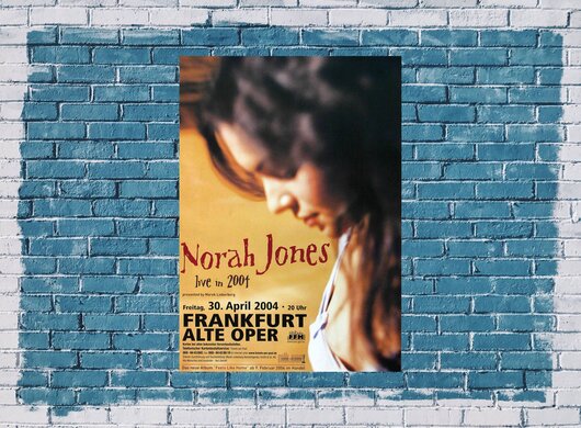 Norah Jones - Feels Like Home, Frankfurt 2004 - Konzertplakat