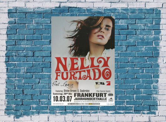 Nelly Furtado - Loose, Frankfurt 2007 - Konzertplakat