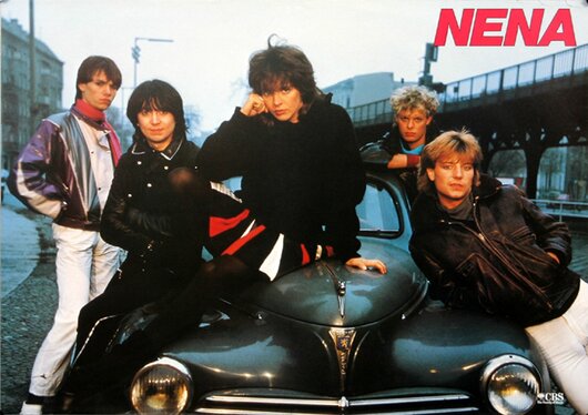 Nena, Fragezeichen, Band-Poster, 1983,