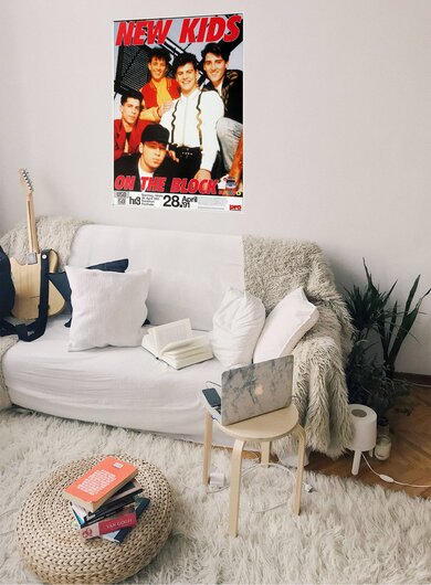 New Kids Of The Block - Step By Step, Tour 1991 - Konzertplakat