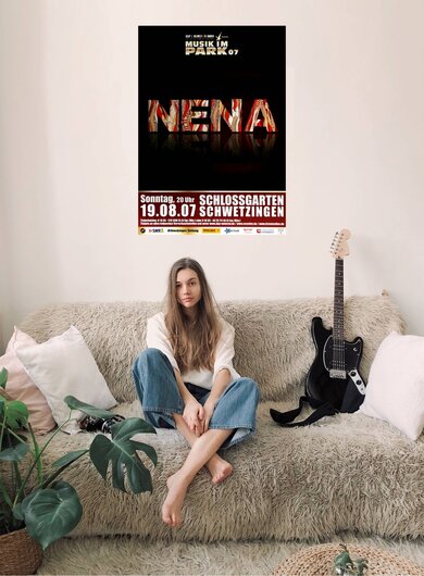 Nena - Cover Me, Schwetzingen 2007 - Konzertplakat