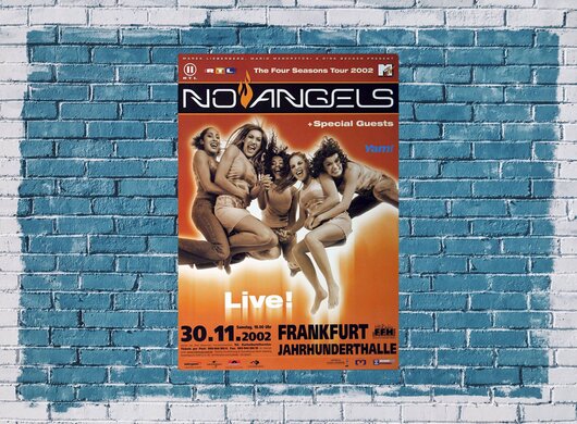 No Angels - Four Season, Frankfurt 2002 - Konzertplakat