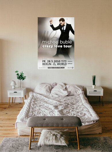 Michael Bublé - Crazy Love , Berlin 2010 - Konzertplakat