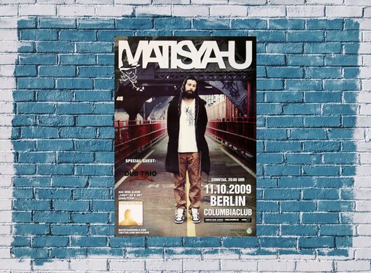 Matisyahu - Under Current, Berlin 2009 - Konzertplakat
