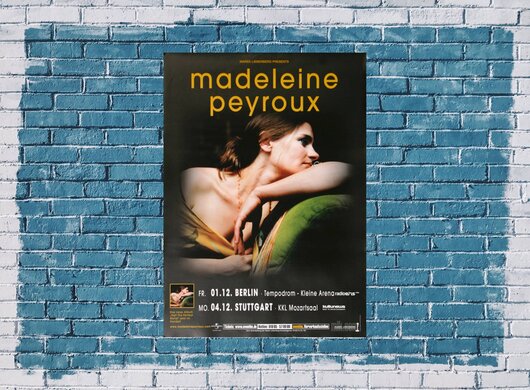 Madeleine Peyroux - Half The Perfect World, Berlin & Saarbrücken 2006 - Konzertplakat