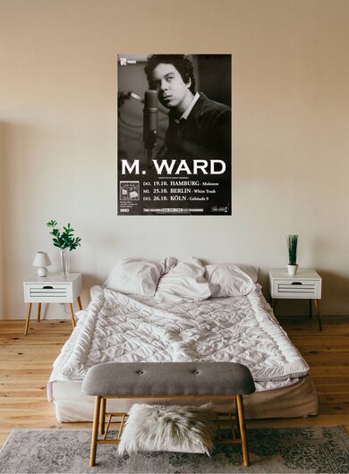 M.Ward - Post War, Tour 2006 - Konzertplakat