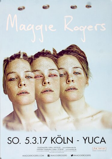 Maggie Rogers - The Light Is Fading , Köln 2017 - Konzertplakat