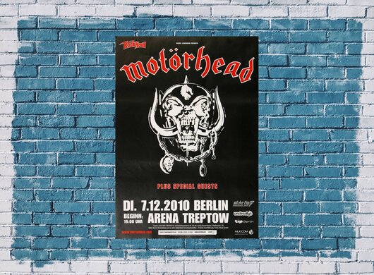 Motörhead - Lemmy , Berlin 2010 - Konzertplakat