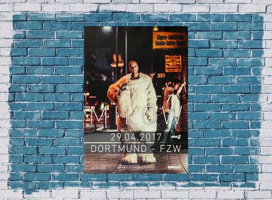 Milow - Modern Heart , Dortmund 2017 - Konzertplakat