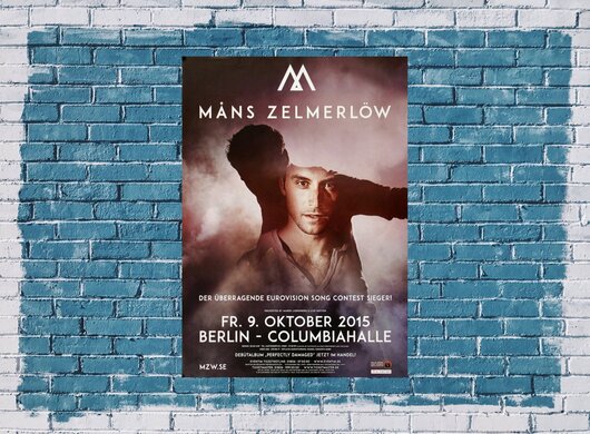 Mäns Zelmerlöw - Heroes , Berlin 2015 - Konzertplakat