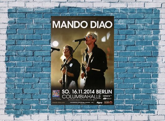 Mando Diao - The Band , Berlin 2014 - Konzertplakat