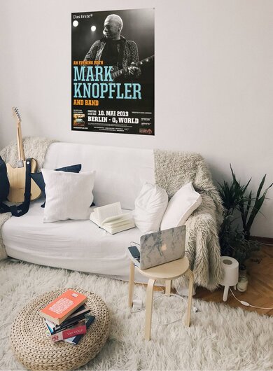 Mark Knopfler - Hot Or Wath , Berlin 2013 - Konzertplakat