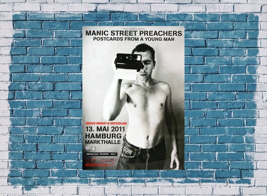 Manic Street Preachers - National Treasures, Hamburg 2011 - Konzertplakat