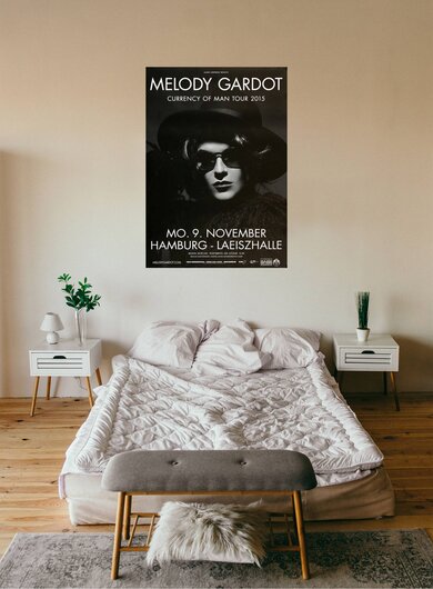 Melody Gardot - Currency Of Men , Hamburg 2015 - Konzertplakat