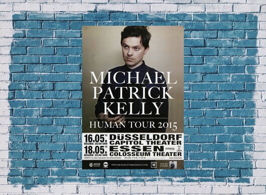 Michael Patrick Kelly - Human Tour, Tour 2015 - Konzertplakat