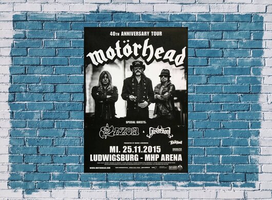 Motörhead  - Black Magic , Ludwigsburg 2015 - Konzertplakat