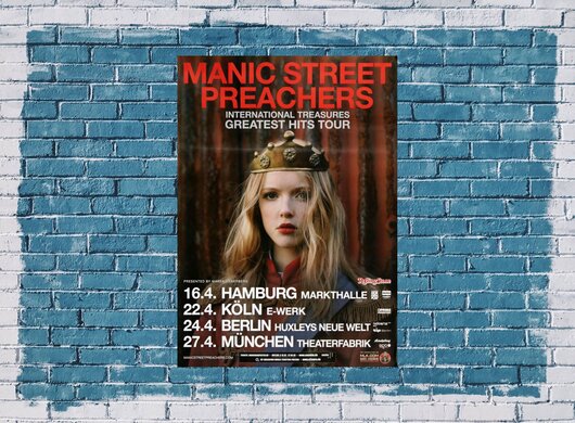 Manic Street Preachers - Greatest Hits, Tour 2012 - Konzertplakat