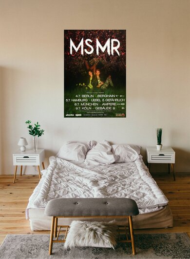 MS MR - Think Of You, Tour 2013 - Konzertplakat