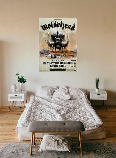Motörhead  - Aftershock , Hamburg 2014 - Konzertplakat