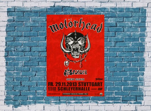Motörhead - End Of Time , Stuttgart 2013 - Konzertplakat