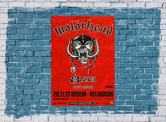 Motörhead  - End Of Time , Berlin 2013 - Konzertplakat