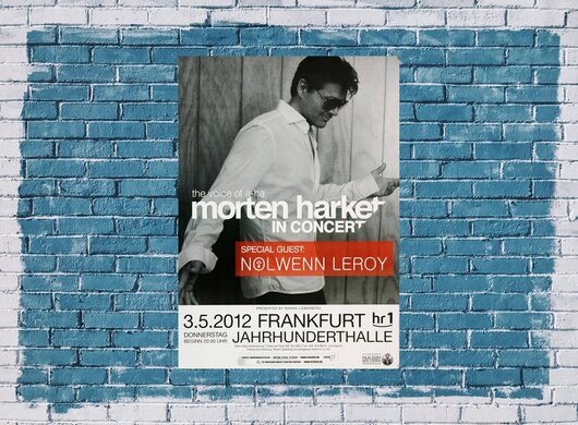 Morten Harket  - In Concert , Frankfurt 2012 - Konzertplakat