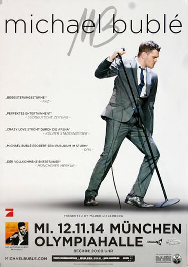 Michael Bublé - Christmas , München 2014 - Konzertplakat