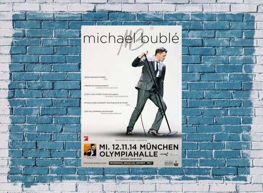 Michael Bublé - Christmas , München 2014 - Konzertplakat