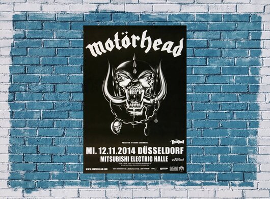 Motörhead - Lost Women , Düsseldorf 2014 - Konzertplakat