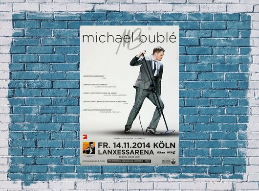 Michael Bublé - Christmas , Köln 2014 - Konzertplakat