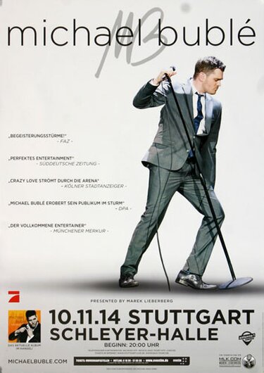 Michael Bublé - Christmas , Stuttgart 2014 - Konzertplakat