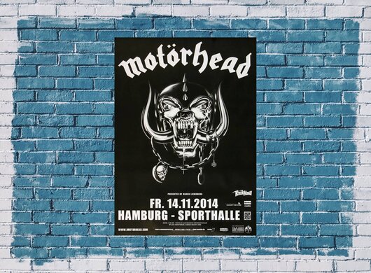 Motörhead  - Lost Women , Hamburg 2014 - Konzertplakat