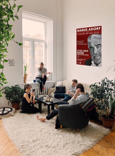 Mario Adorf - Geschichten , Mainz 2015 - Konzertplakat