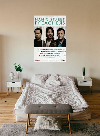 Manic Street Preachers - Walk Me, Tour 2014 - Konzertplakat