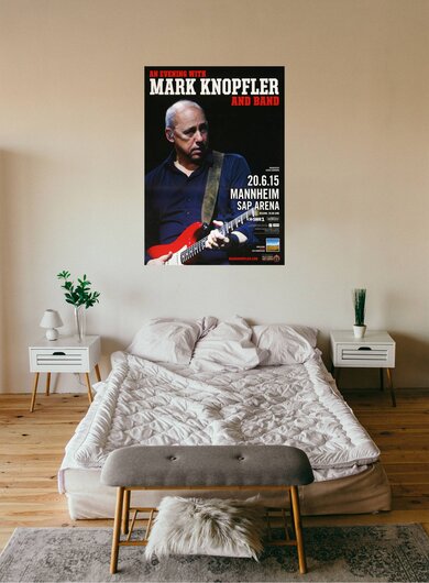 Mark Knopfler - An Evening , Mannheim 2015 - Konzertplakat