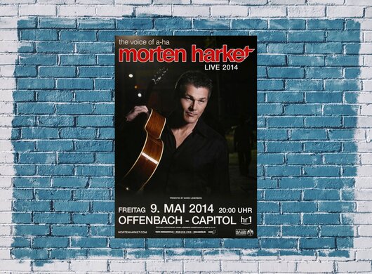 Morten Harket  - Brother , Frankfurt 2014 - Konzertplakat