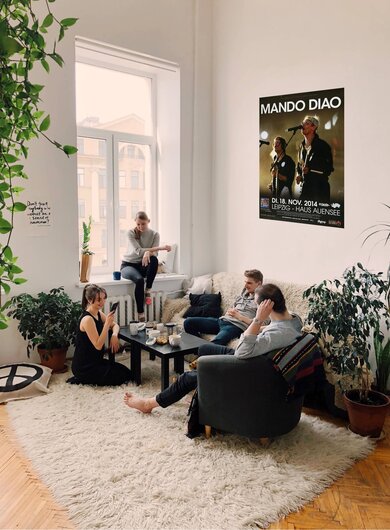 Mando Diao  - The Band , Leipzig 2014 - Konzertplakat
