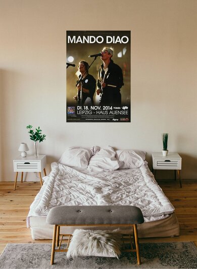 Mando Diao  - The Band , Leipzig 2014 - Konzertplakat