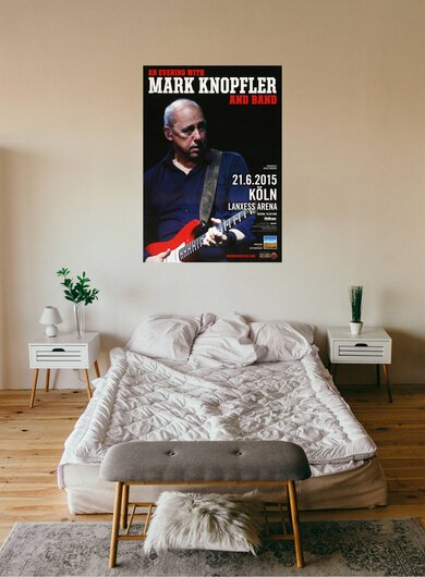 Mark Knopfler - An Evening , Köln 2015 - Konzertplakat