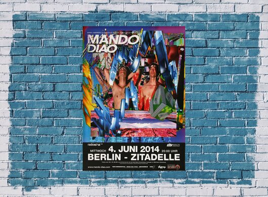 Mando Diao - Aelita , Berlin 2014 - Konzertplakat