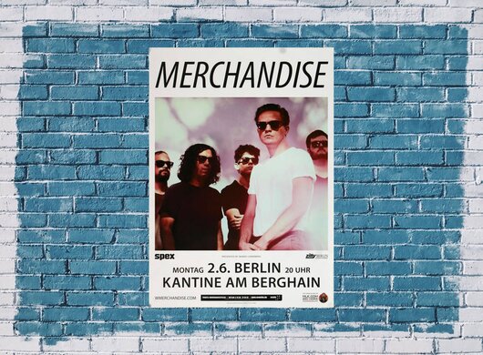 Merchandise - Lady Killer, Berlin 2014 - Konzertplakat