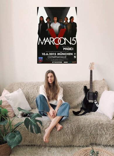 Maroon 5 - This Summer , München 2015 - Konzertplakat